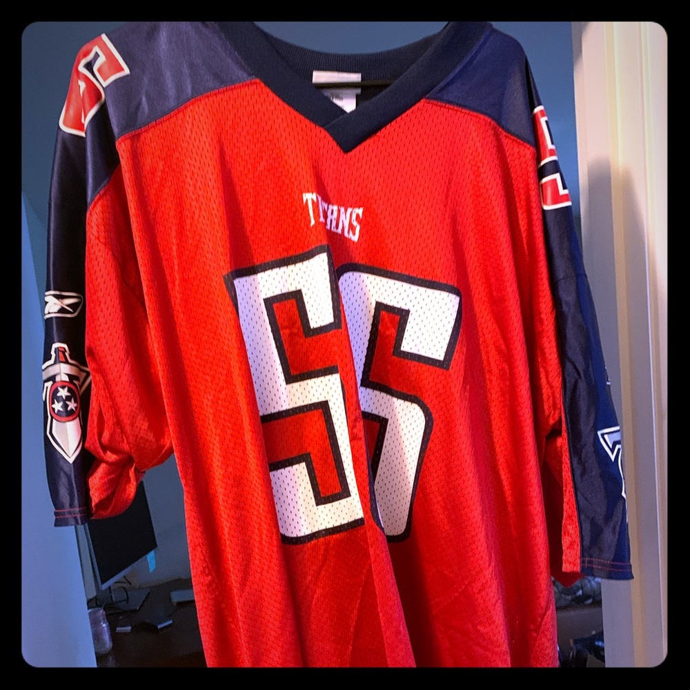 Rare Red Tennessee Titans Jersey